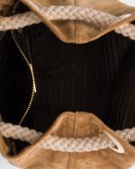 Small Prada Mariner suede bucket bag - Image 4